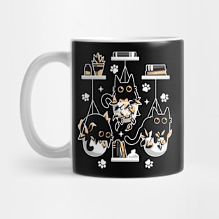 Kittens In Plant Pots - Cute Black Cats Mug